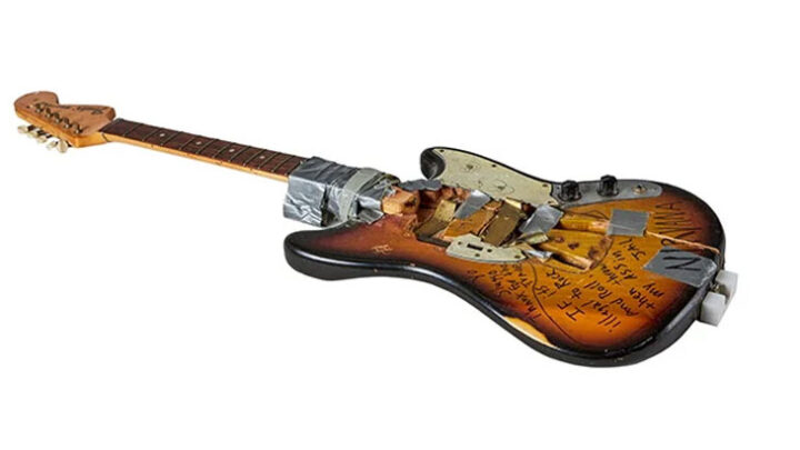 NIRVANA: Guitarra de KURT COBAIN usada na primeira turnê é vendida por US$ 486.400