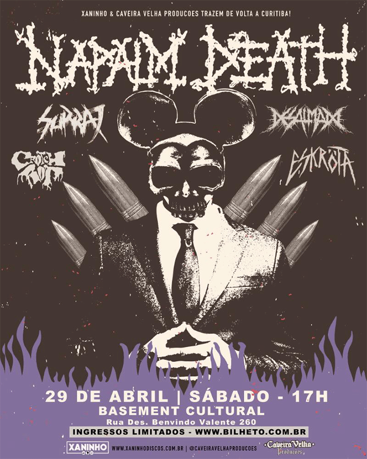 napalm death brasil 2023