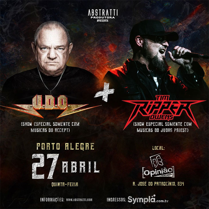 udo e tim ripper brasil tour 2023