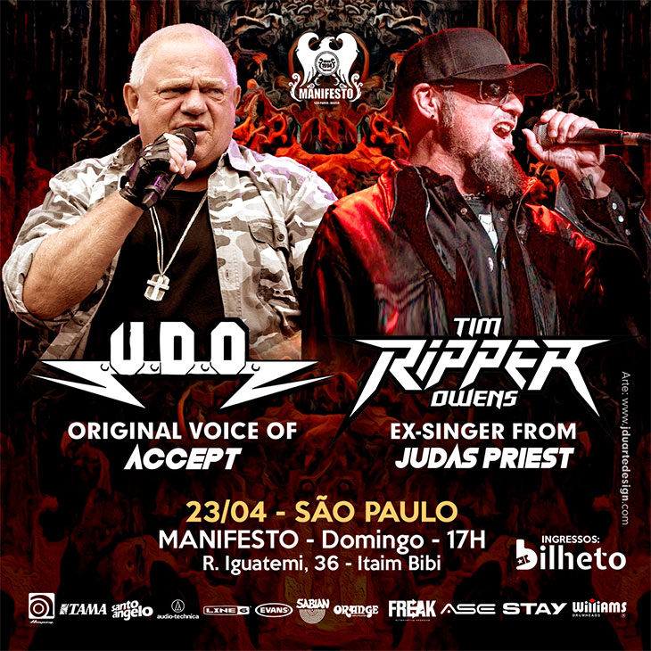 Udo e Tim ‘Ripper’ Owens