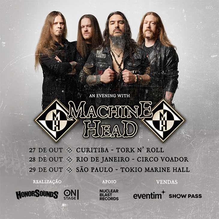 Machine Head volta ao Brasil para três shows especiais com setlist