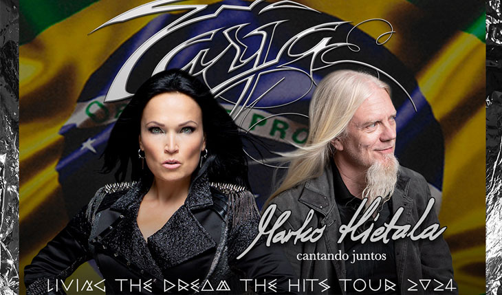 Tarja e Marko Hietala confirmam turnê histórica no Brasil