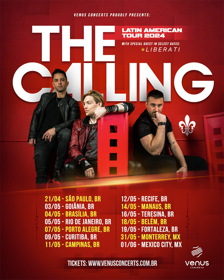 The Calling confirma novas datas no Brasil em 2024 Revista Freak