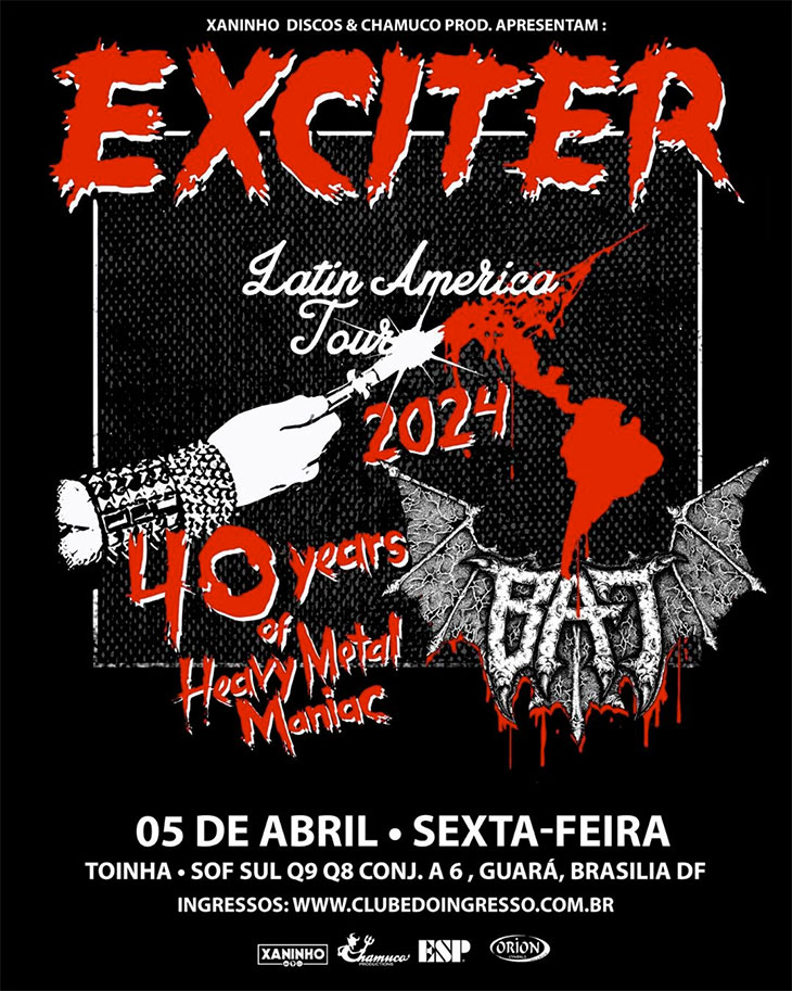 exciter brasil tour 2024