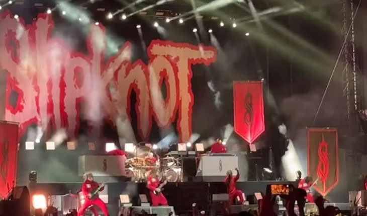 SLIPKNOT faz primeiro show em festival com o novo baterista ELOY CASAGRANDE