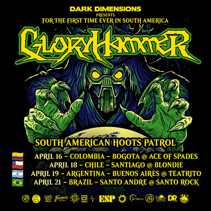 gloryhammer brasil tour