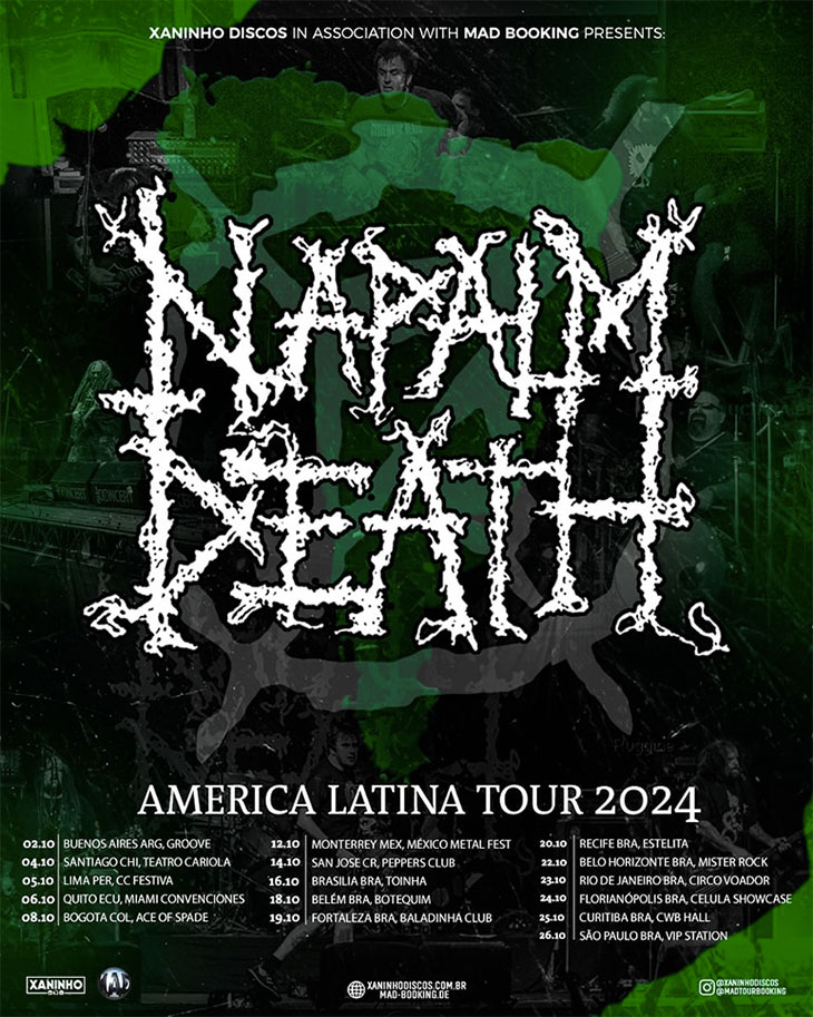 napalm death brasil 2024