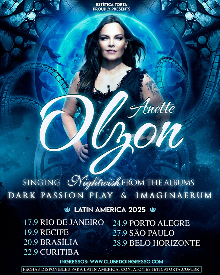 anette olzon brasil 2025