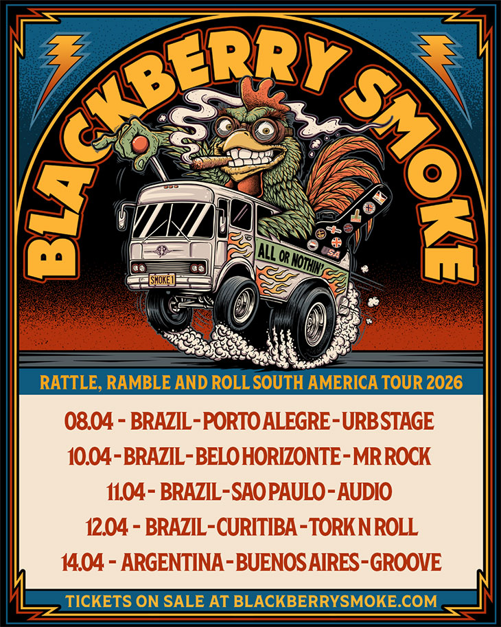 BlackBerry Smoke brasil 2026