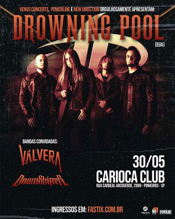 drowning pool brasil 2026