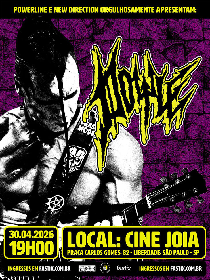 DOYLE, guitarrista original do Misfits, volta a São Paulo em abril