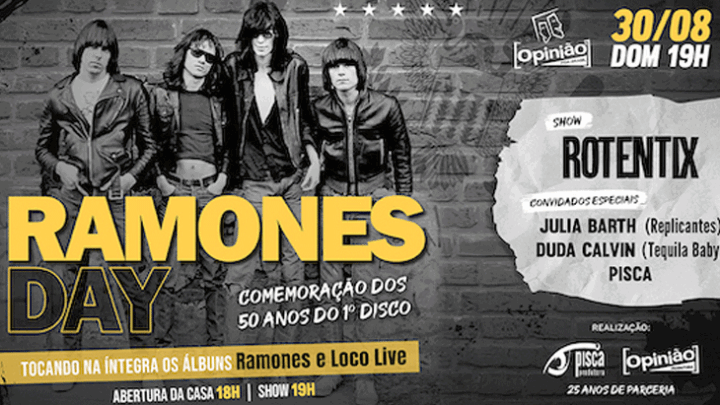 OPINIÃO apresenta RAMONES DAY