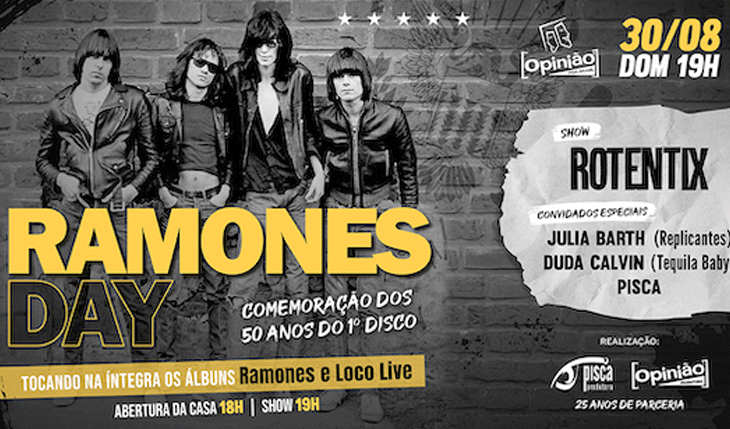 OPINIÃO apresenta RAMONES DAY