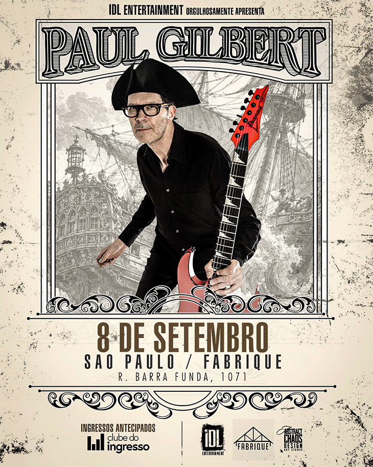 paul gilbert brasil 2026